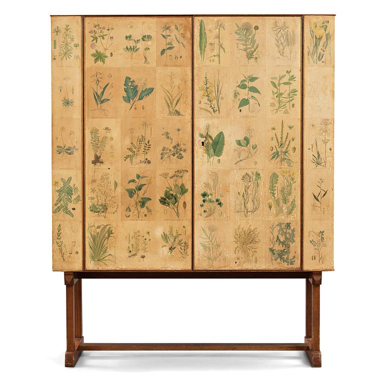 Josef Frank, a Swedish Modern "Flora" cabinet, Svenskt Tenn, ca 1940, model 852.