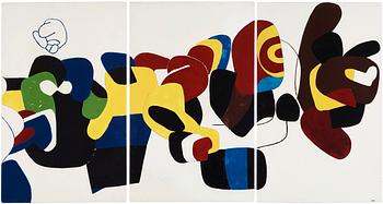 554. Lage Lindell, Untitled, triptych.