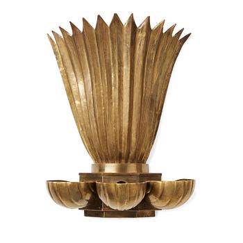 479. Lars Holmström, a Swedish Grace brass wall light.