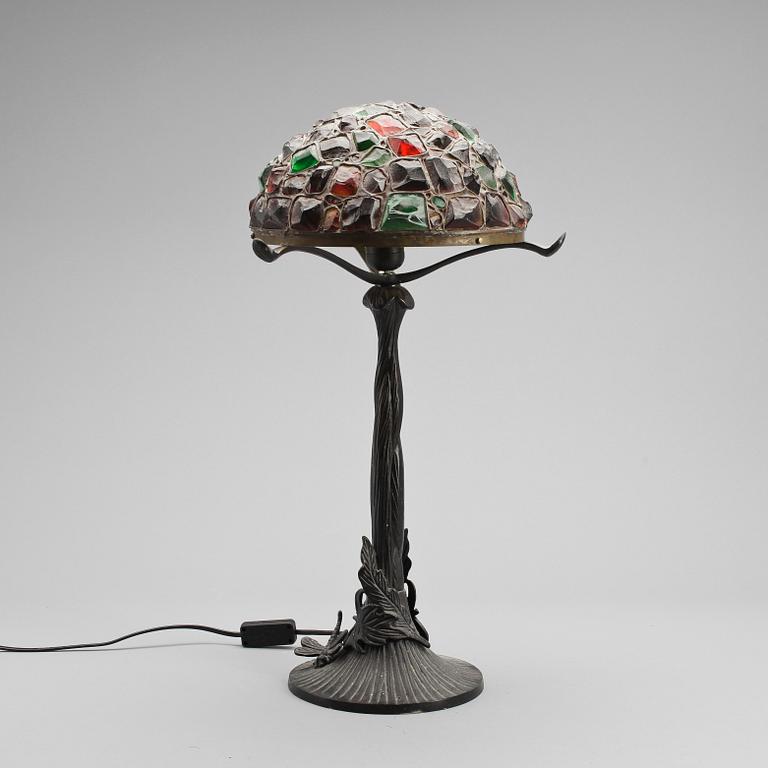 BORDSLAMPA, jugendstil, 1900-tal.