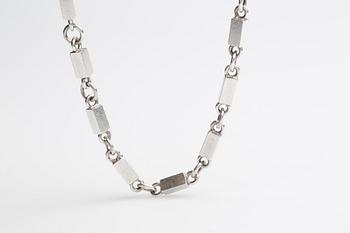 COLLIER, Wiwen Nilsson, Lund, 1969. Sterlingsilver.