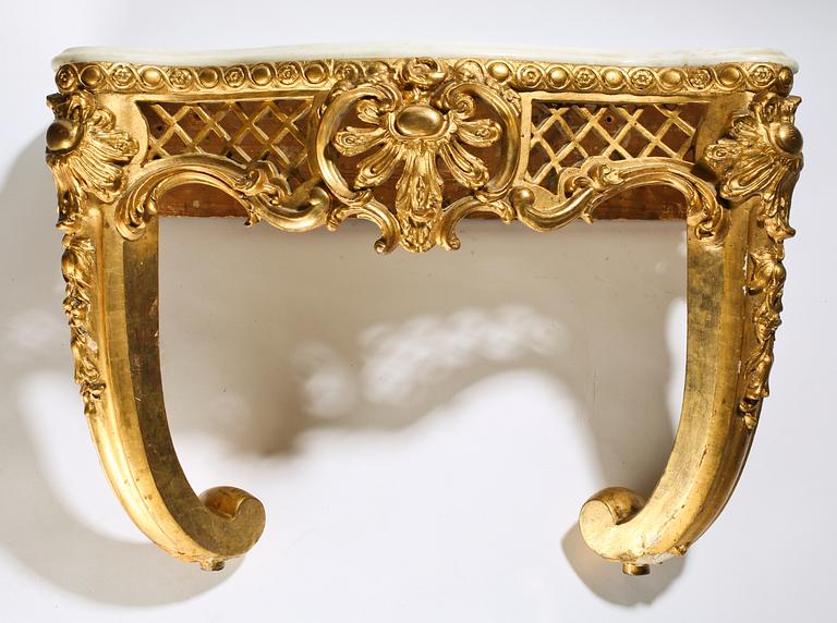 KONSOLBORD, nyrokoko, sent 1800-tal.