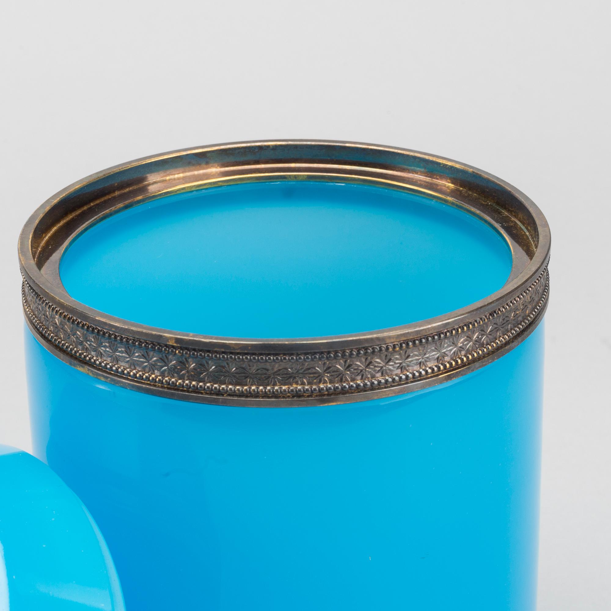 ASK MED LOCK, glas, Frankrike 1900-talets första hälft.