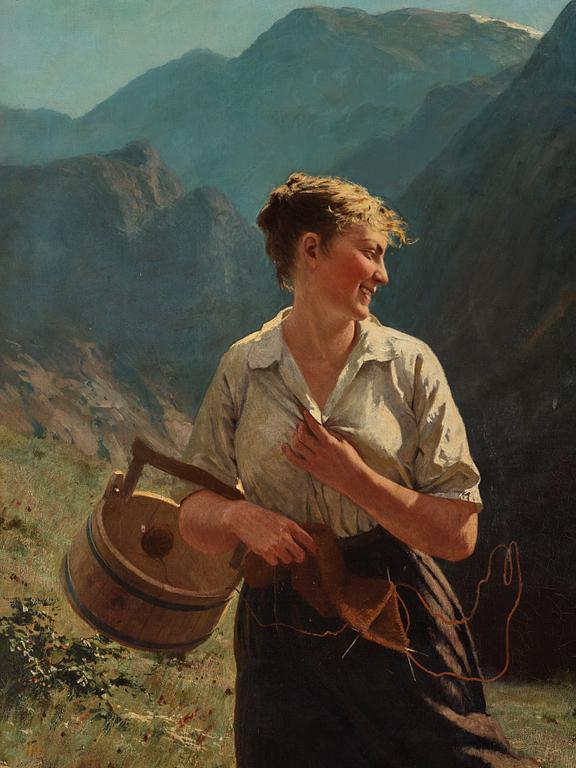 Hans Dahl, Modellen och konstnären.