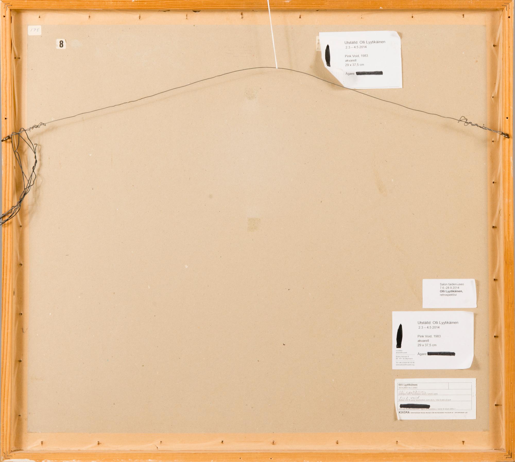 OLLI LYYTIKÄINEN, "PINK VOID".