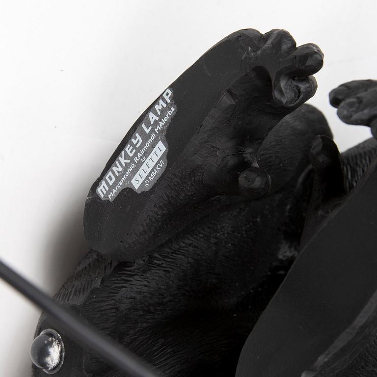 SELETTI, two Monkey lamps, design Marcantonio Raimondi Malerba.