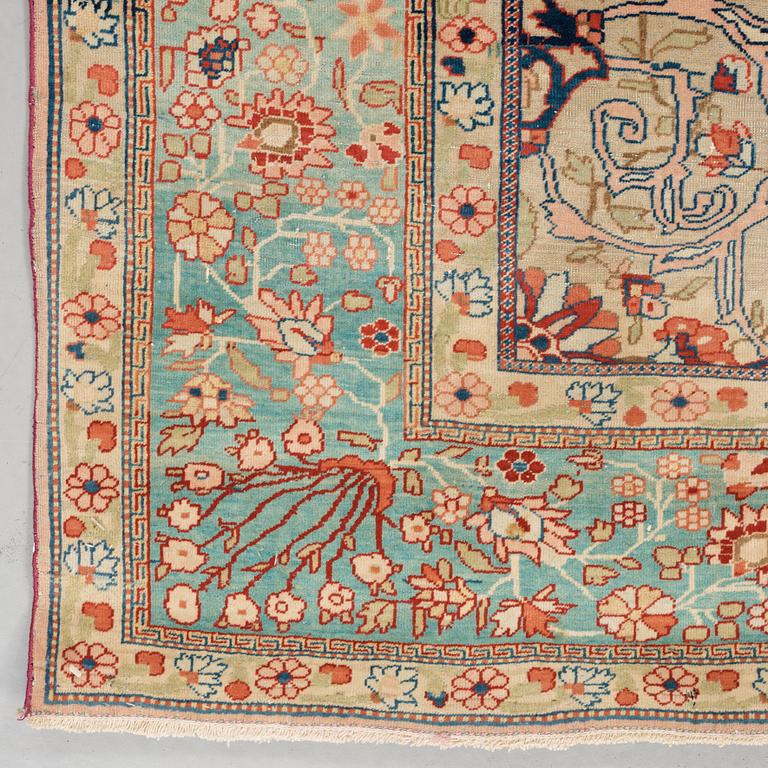 ANTIQUE KASHAN SO CALLED MOTACHEM. 203 x 134,5 cm.