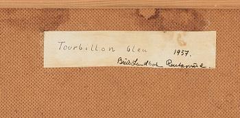 BRITT LUNDBOHM-REUTERSVÄRD, mixed media on panel, signed and dated 1957.