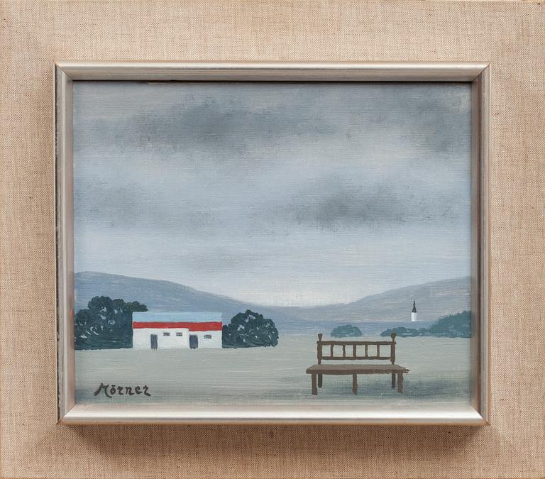 STELLAN MÖRNER, olja på duk, signerad.