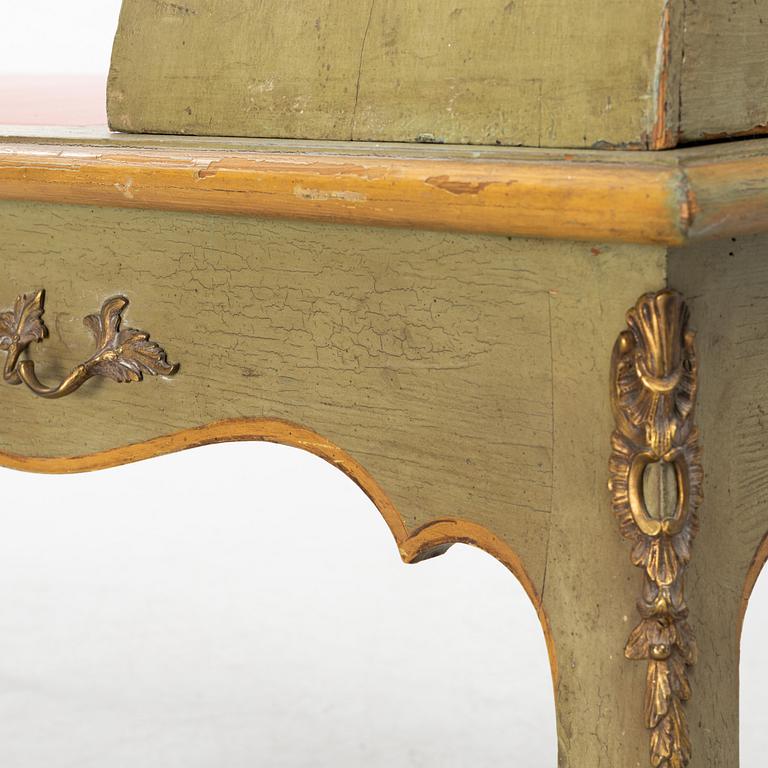 A rococo style writing desk, 20th century.