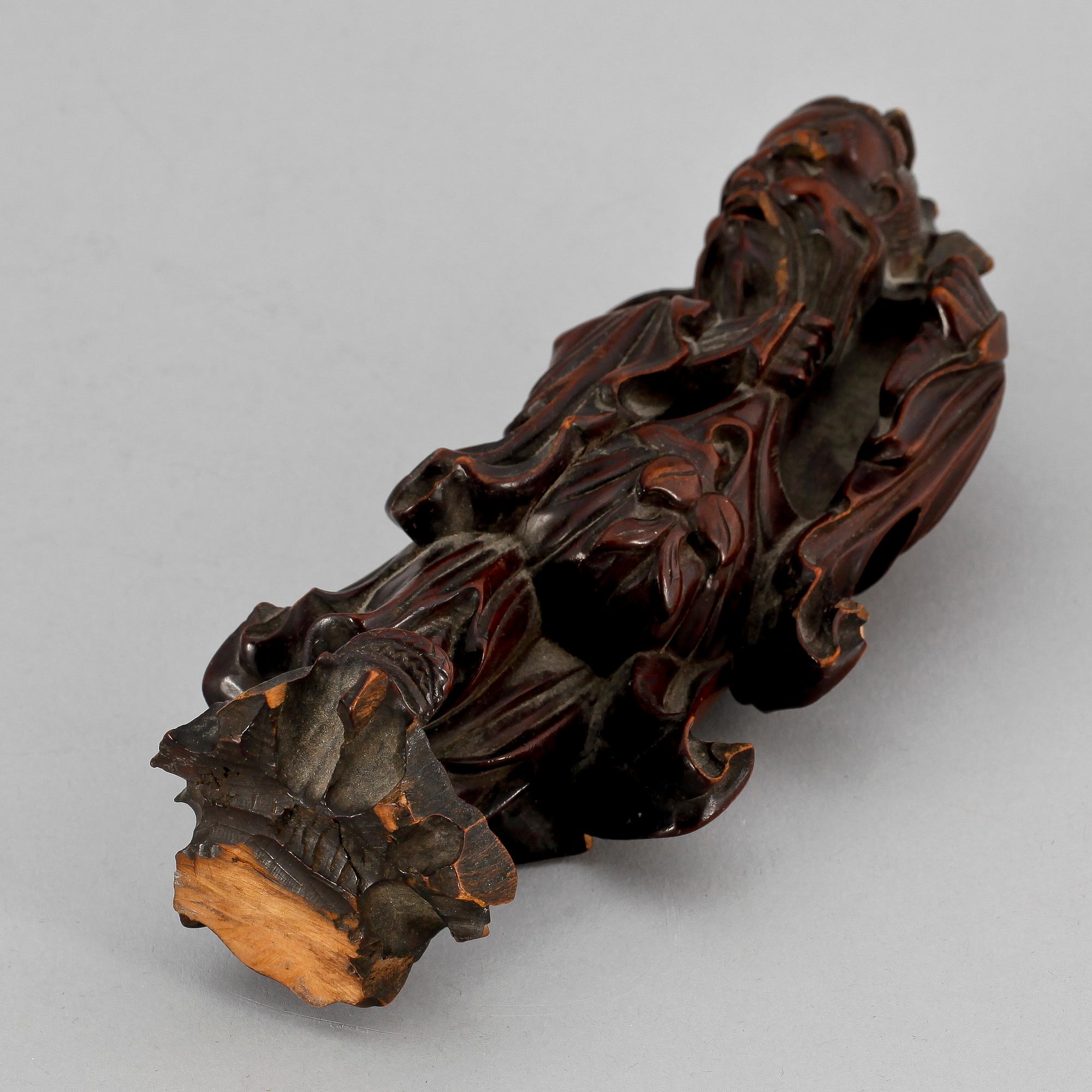 FIGURIN, trä, Kina, 1800/1900-tal.