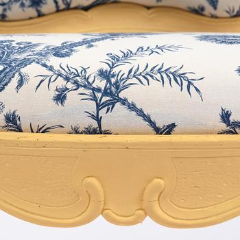 A Swedish rococo fauteuil, Stockholm, later part 18th century.