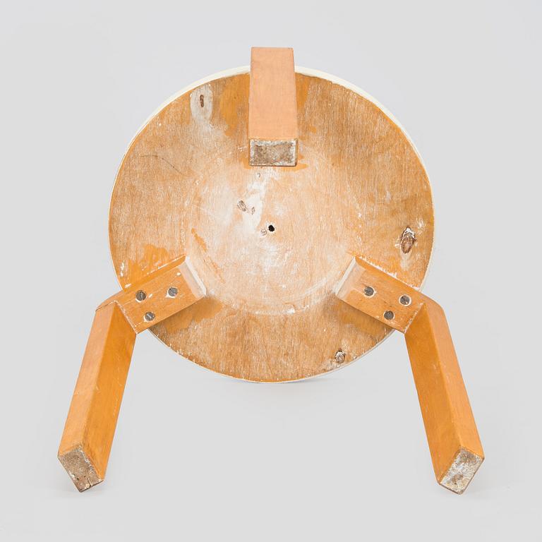 Alvar Aalto, A 1940s '60' stool for  O.Y. Huonekalu- ja Rakennustyötehdas A.B. Finland.
