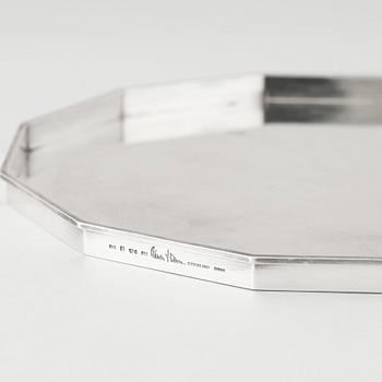 Wiwen Nilsson, a sterling tray, Lund 1946.