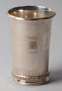 BÄGARE, silver, Norge, 1950-tal.