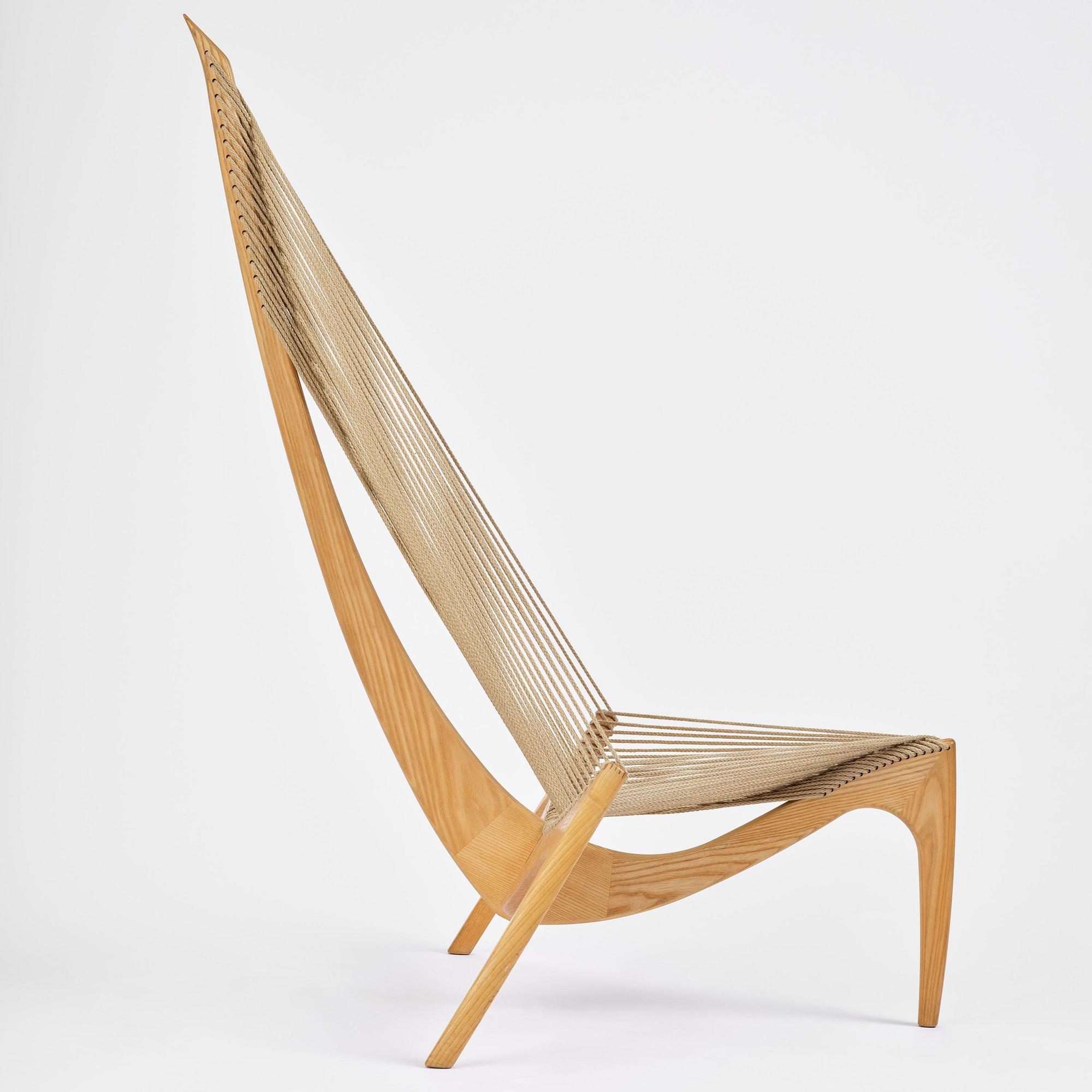 Jørgen Høvelskov, stol, "Harpestolen", Christensen & Larsen, Danmark, 1960-tal.