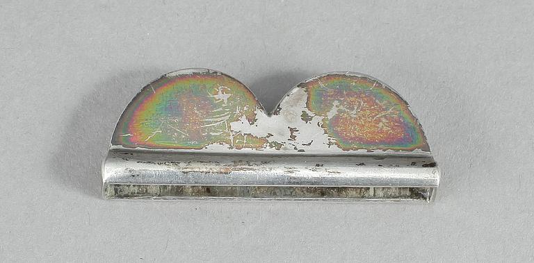 SAXFODRAL, Silver, 1800-tal. Otydliga stämplar. Tot vikt 20 gram.