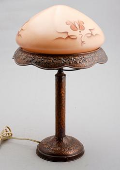 BORDSLAMPA, s k Strindbergslampa, tidigt 1900-tal.