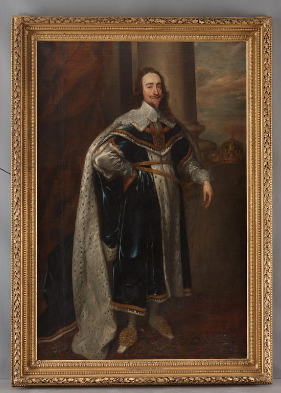 Antonis van Dyck Hans efterföljd, Kung Karl I av England (1600-1649) & drottning Henrietta Maria av England (1609-1669).