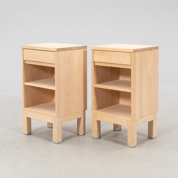 Marit Stigsdotter pair of bedside tables "Serena" for Stolab, 21st century.