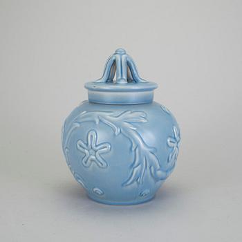 URNA med LOCK, flintgods. Eva Jancke-Björk, Bo Fajans, 1940-/50-tal.