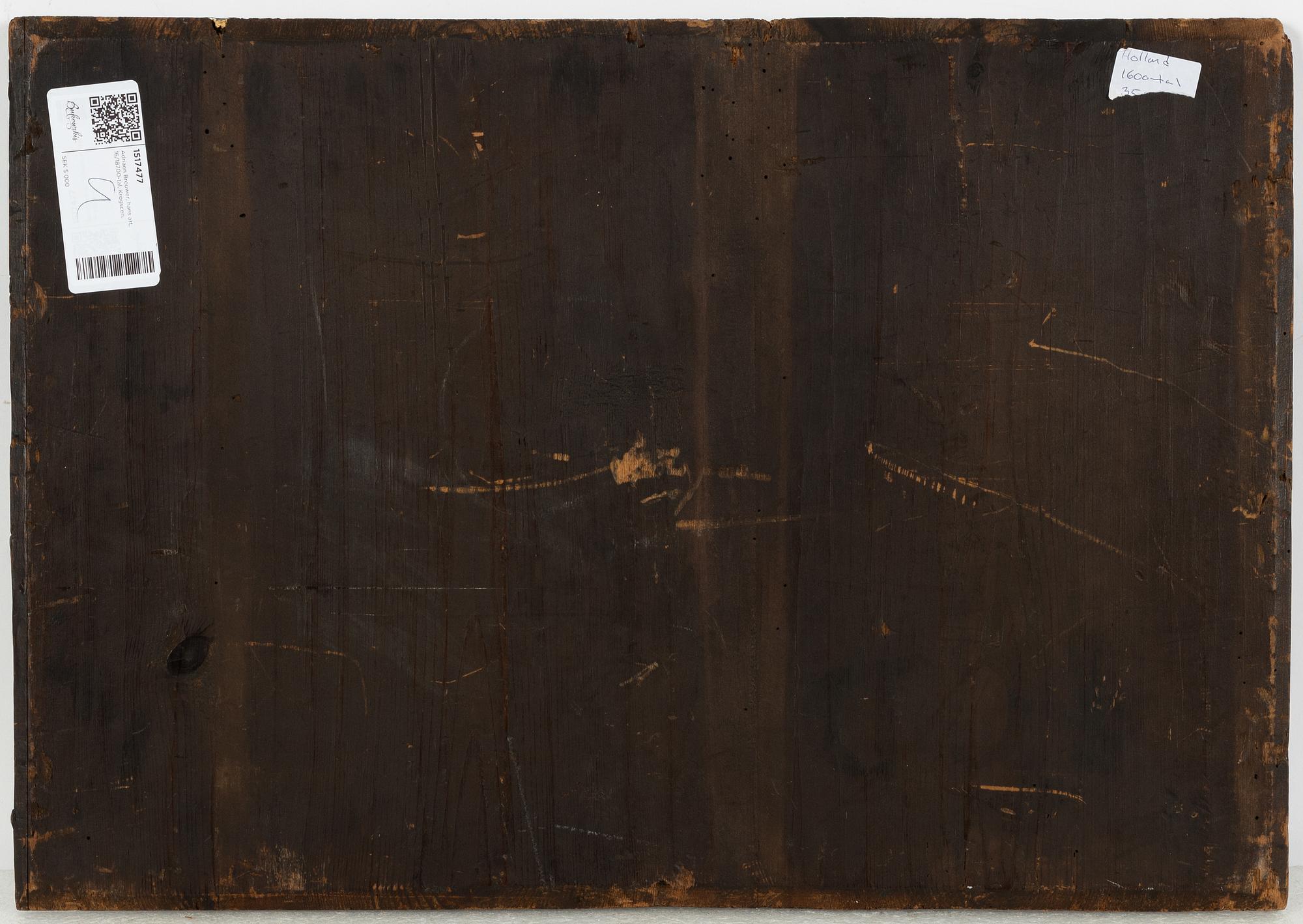 Adriaen Brouwer, hans art, 16/1700-tal, Krogscen.