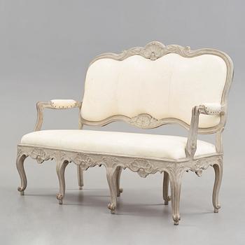 A Swedish Rococo 18th century sofa.