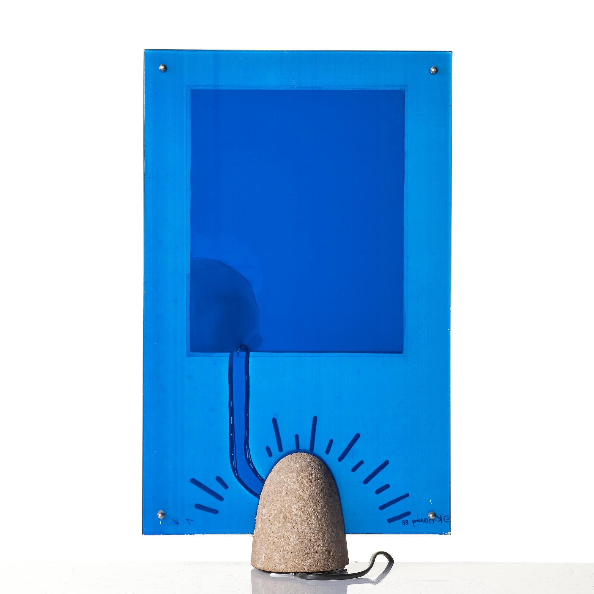 Keith Haring, & Toshiyuki Kita, bordslampa, "On Taro", ed. 922/2000, Kreon, Belgien, 1988.