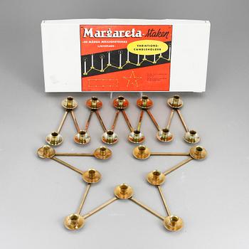 LJUSSTAKAR, ett par, "Margareta-staken", Sverige, 1940-50-tal.