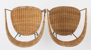 Eyjólfur Ágústsson, attributed, a pair of armchairs, Sweden 1950s.