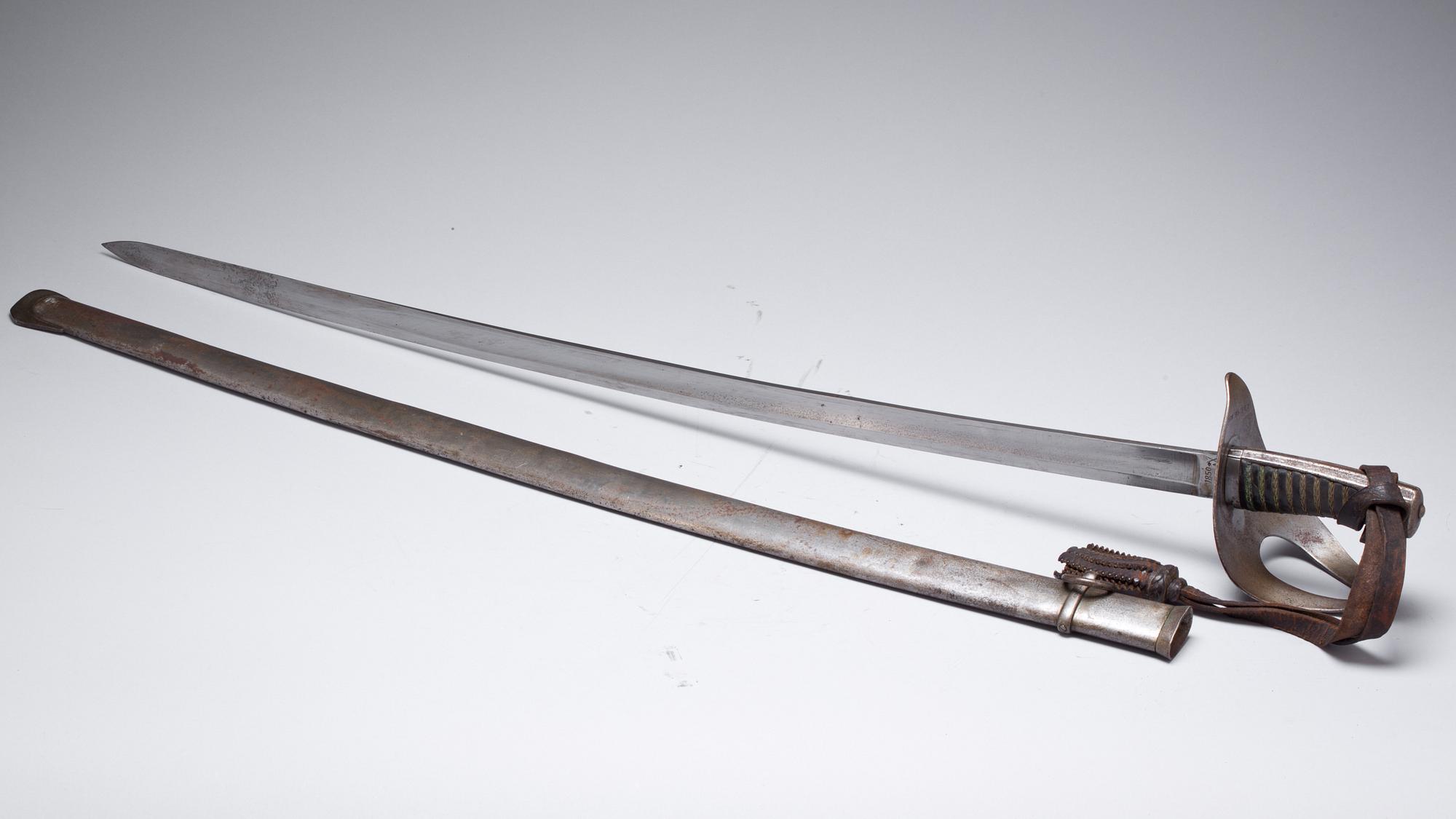 SABEL, märkt "Fredriksvärk" bär årtal 1850.  Danmark.