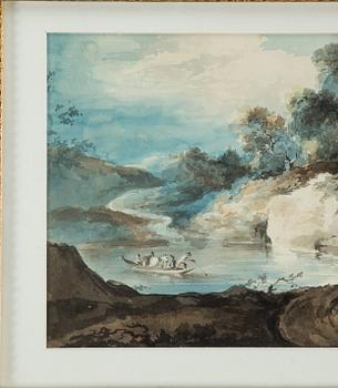 ELIAS MARTIN, Attributed to. Water colour, unsigned.
