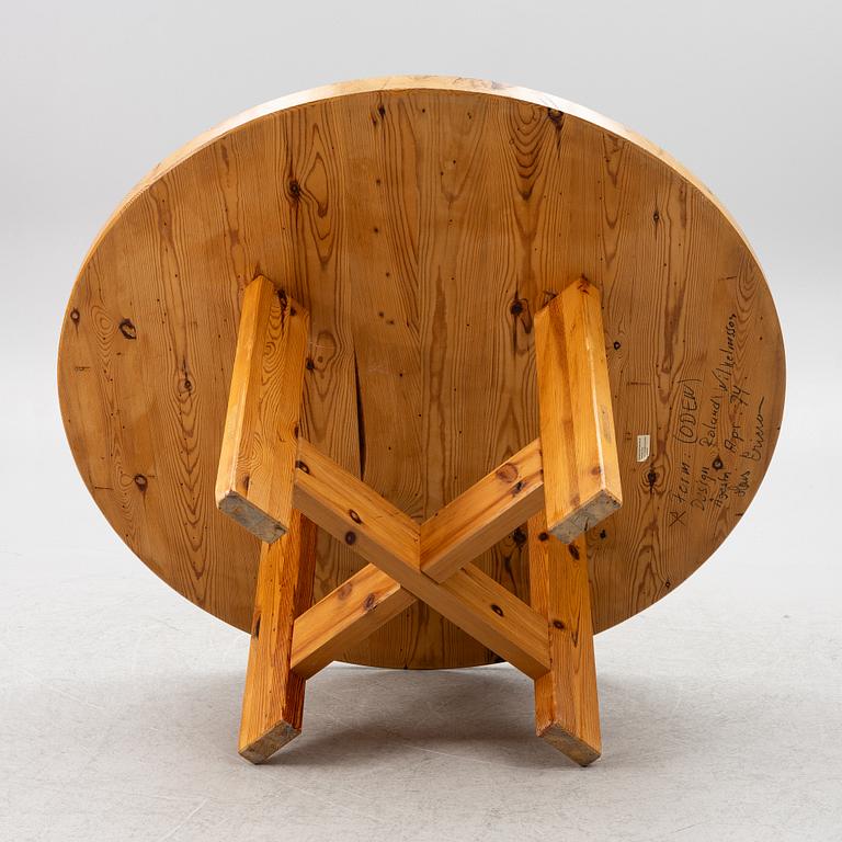 Roland Wilhelmsson, a dining table, 'Oden', Ågesta, 1974.