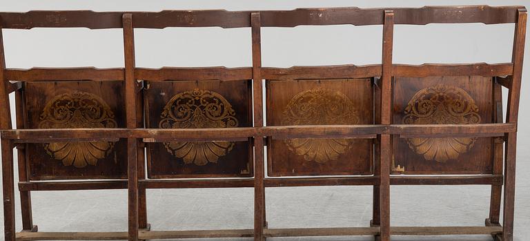 A pair of benches from the early 20th century.