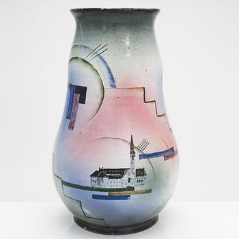 Maljakko, keramiikka, Grankullan Saviteollisuus Oy, 1930-luku.
