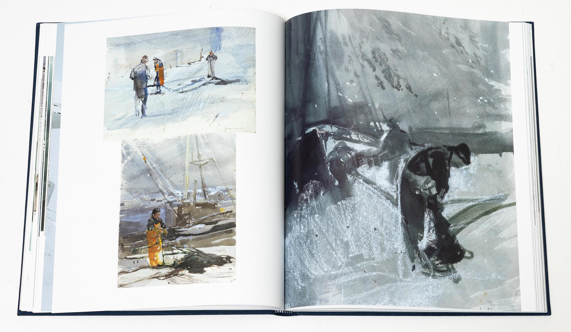 Lars Lerin, "Between the Houses".