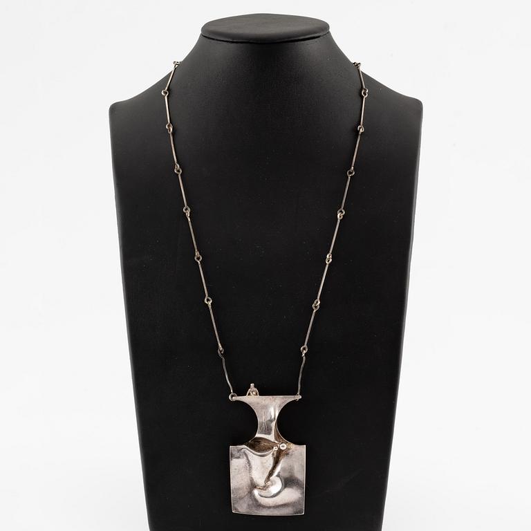 Björn Weckström, collier "Space Barbarella", sterlingsilver, Finland 1971, för Lapponia.