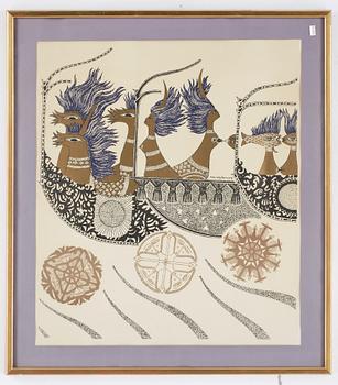 MAX WALTER SVANBERG, 2 st färglitografi, osignerade.