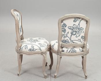 STOLAR, ett par, rokokostil, 1900-tal.