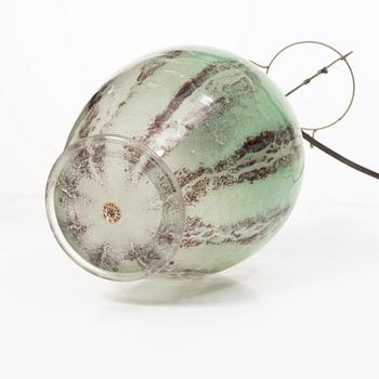 Karl Wiedmann, an "Ikora" table lamp, WMF/Württembergische Metallwarenfabrik, Art Deco 1930s/1940's, Germany.