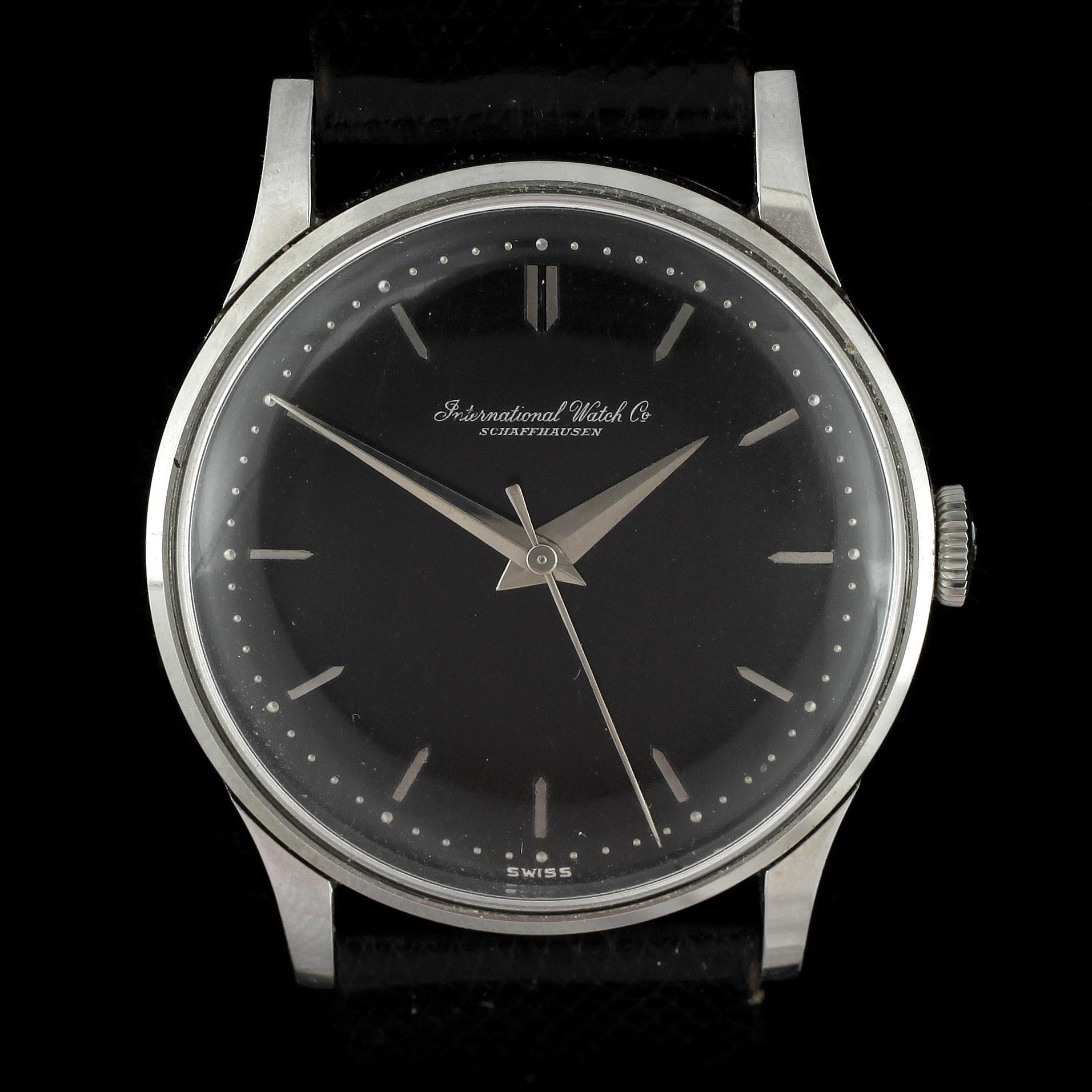 ARMBANDSUR, herr, stål, International Watch Company, IWC Schauffhausen, 1960-tal.