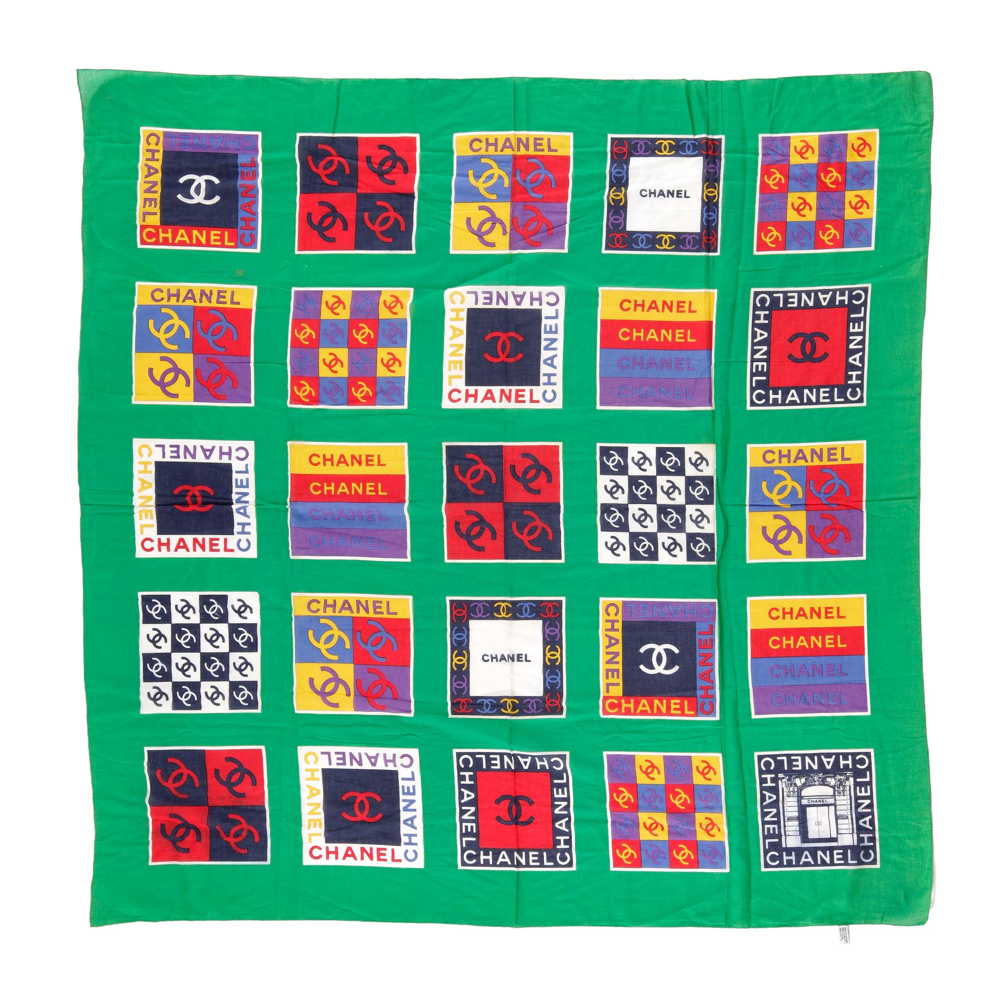 CHANEL, a cotton shawl.