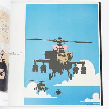BANKSY, after, N.Y.C show, 2007. catalogue and preview invite, de-luxe, ed 100, offset, Vanina Holasek Gallery.