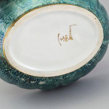 JOSEF EKBERG, a creamware bowl from Gustavsberg, signed and dated 1931.