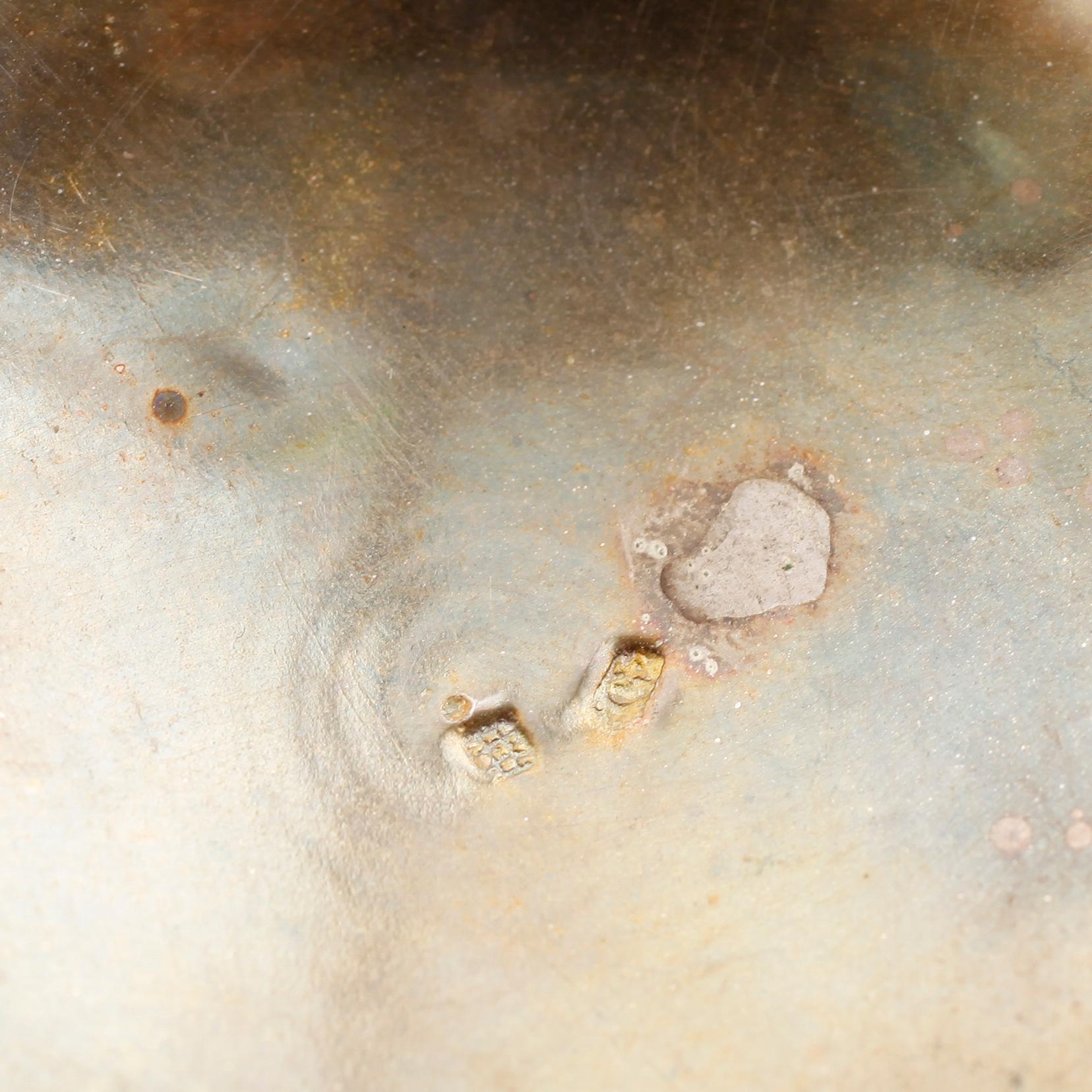 LJUSSTAKAR, 1 par, argent haché, 1800-talets första hälft.