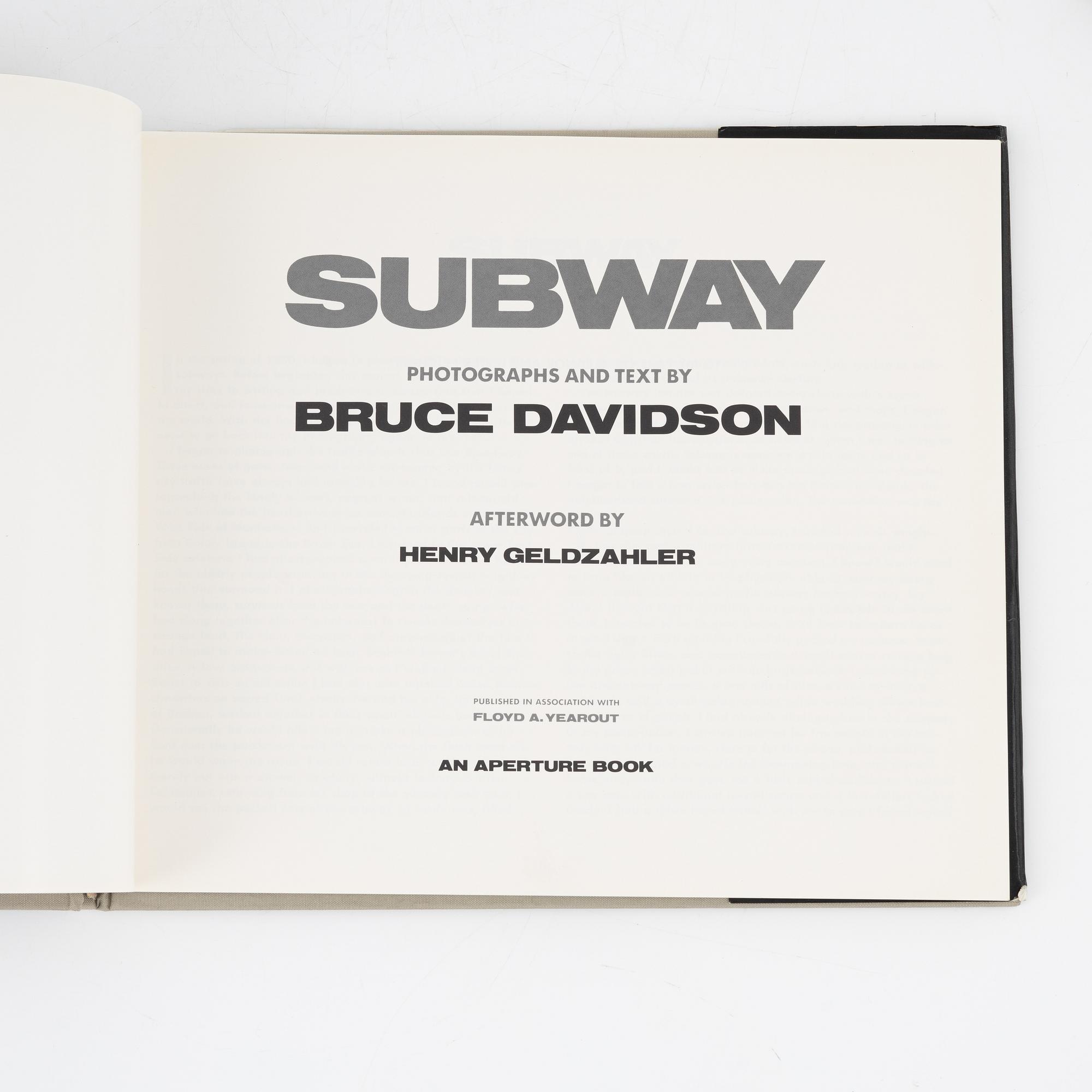 Bruce Davidson, Ken Heyman, Weege & Mel Harris, 3 fotoböcker.