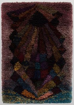 Uhra-Beata Simberg-Ehrström,  a rug/ ryarug for Friends of Finnish Handicraft. Circa 180x125 cm.