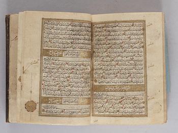 QURAN. Constantinople 1716. Height 15,5 x 11,5 cm.