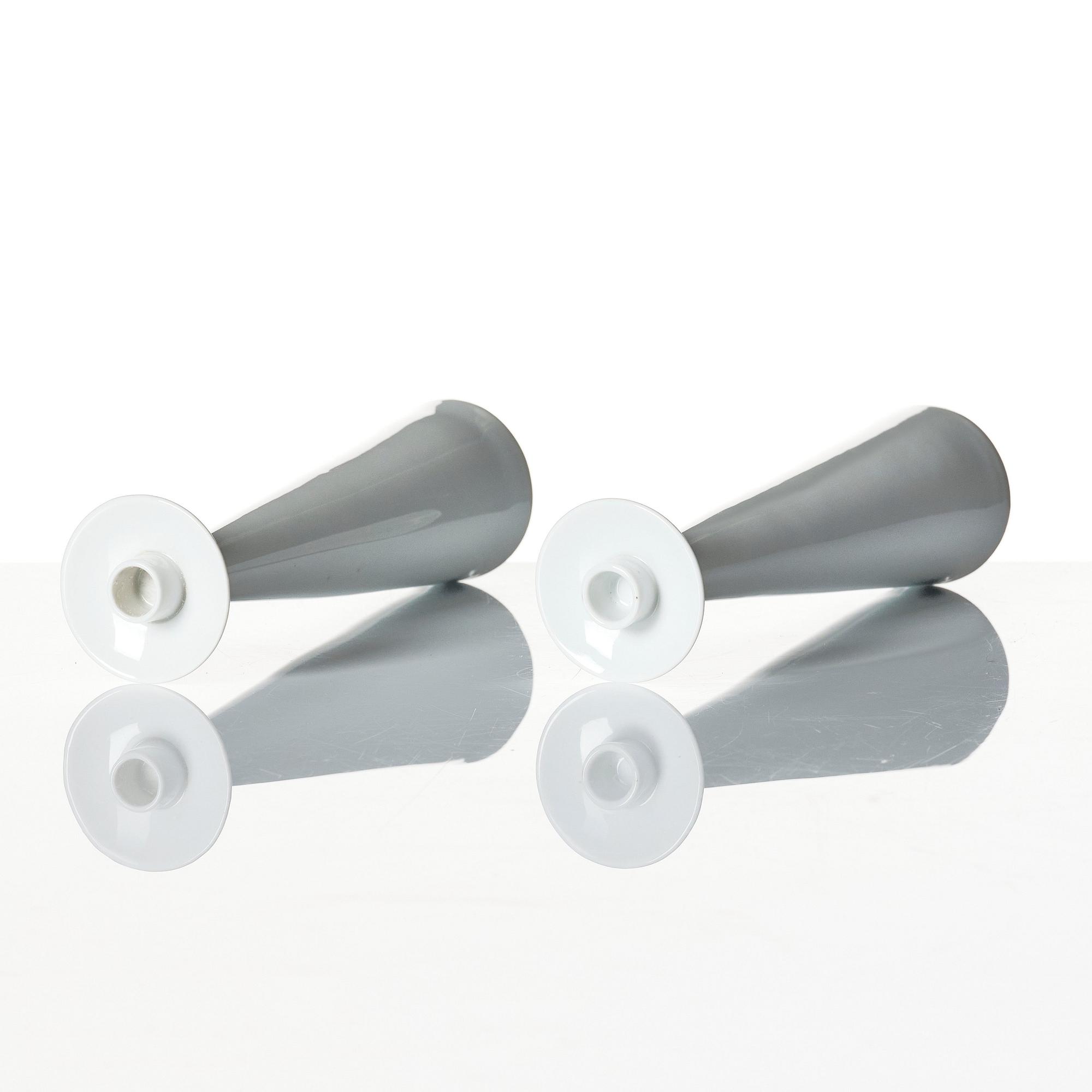 Hans-Agne Jakobsson, a pair of candle holders, model "L 8", Hans-Agne Jakobsson AB, Markaryd, 1950-60s.