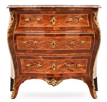 419. A Swedish Rococo commode by C. Tietze.